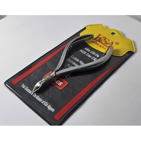 KS08 KỀM INOX BÁN NGUYỆT 2 LƯỠI GÀ
