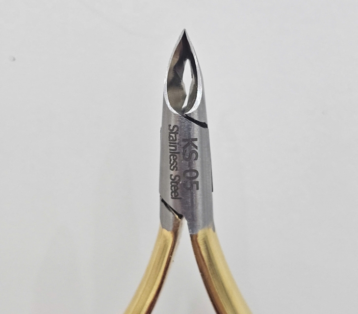 KỀM CẮT DA INOX TRÒN VÀNG- THÉP KHÔNG GỈ-MSP KS05