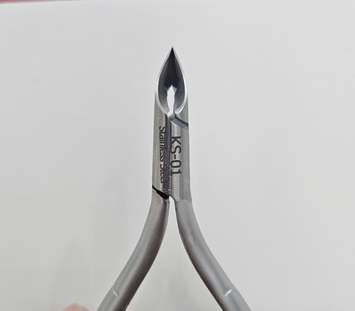 KỀM CẮT DA INOX BÁN NGUYỆT- THÉP KHÔNG GỈ (INOX)_MSP: KS01