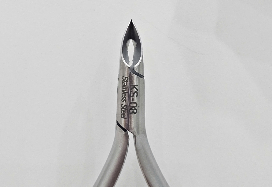 KỀM CẮT DA BÁN NGUYỆT 2 LƯỠI GÀ INOX- THÉP KHÔNG GỈ -MSP: KS08