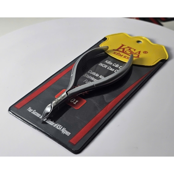 KS01 KỀM CẮT DA BÁN NGUYỆT INOX CAO CẤP 